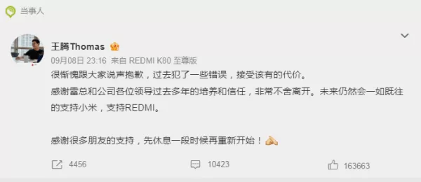 “泄密大帝”彻底栽了，王腾的9年小米路终结